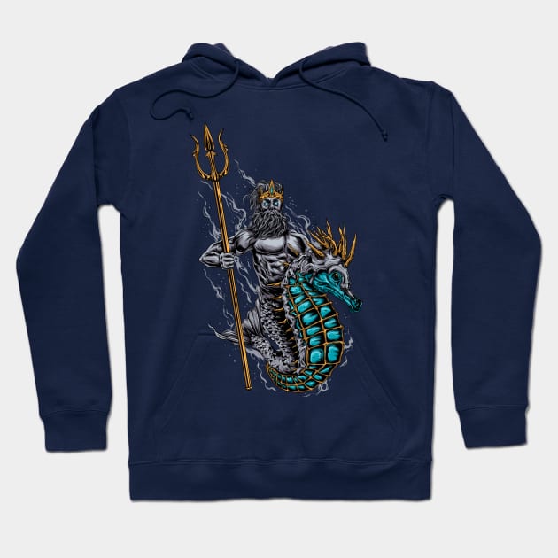 KING NEPTUNE Hoodie by Hipedynamite